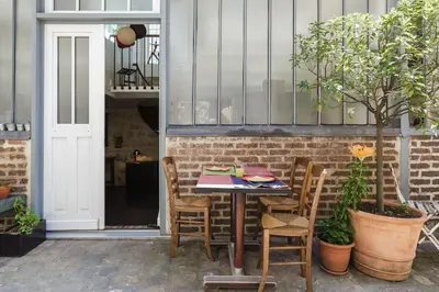 Balcon ou terrasse dans l'établissement Peace and greenery, heart of Paris