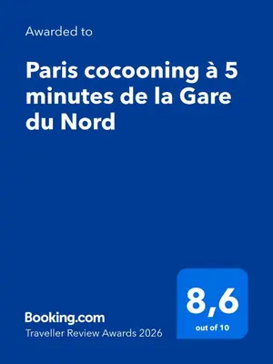 Plan de l'établissement Paris cocooning à 5 minutes de la Gare du Nord