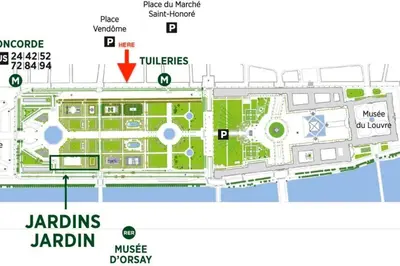 Plan de l'établissement Iconic location only 500 meters to The Louvre