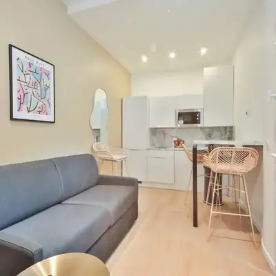 0#Appart 4Pers#1 Bedroom#Paris 15#Commerce#AC