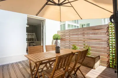 Balcon ou terrasse dans l'établissement Special! 500m to Eiffel Tower: Duplex with terrace