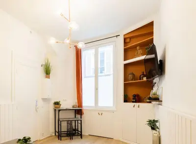 Cuisine ou kitchenette dans l'établissement GARE DE LYON 12e, suite 1 chambre 2 à 4P