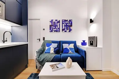 Cuisine ou kitchenette dans l'établissement Charmant studio 1BR-2P - Passy - Auteuil