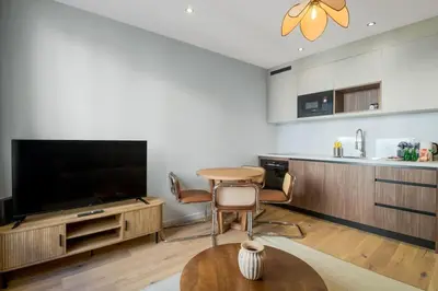 Télévision ou salle de divertissement dans l'établissement 22.Appart 4Pers#1 Bedroom#Père Lachaise #Nation