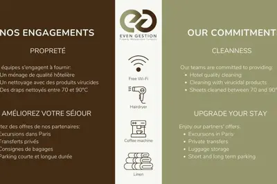 Plan de l'établissement 22.Appart 4Pers#1 Bedroom#Père Lachaise #Nation