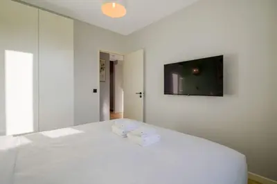 Un ou plusieurs lits dans un hébergement de l'établissement 31.Appart 8Pers#3 Bedroom #Père Lachaise #Nation