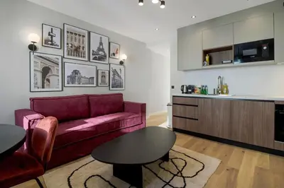 Cuisine ou kitchenette dans l'établissement 41.Appart 4Pers#1 Bedroom #Père Lachaise #Nation