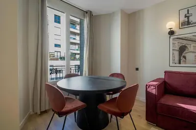 Coin salon dans l'établissement 41.Appart 4Pers#1 Bedroom #Père Lachaise #Nation