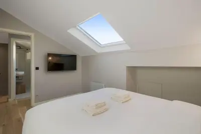 Un ou plusieurs lits dans un hébergement de l'établissement 42.Appart 6Pers#2Bedroom #Père Lachaise #Nation