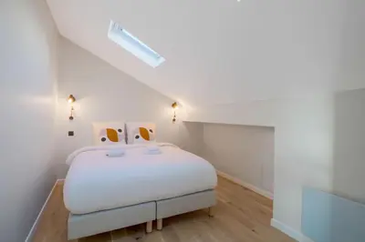 Un ou plusieurs lits dans un hébergement de l'établissement 42.Appart 6Pers#2Bedroom #Père Lachaise #Nation