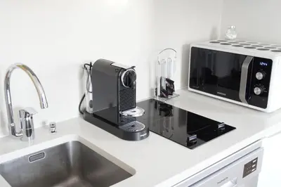 Cuisine ou kitchenette dans l'établissement Paris, Opéra 6...une balade romantique