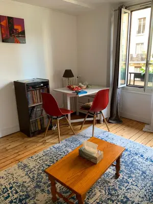 Coin salon dans l'établissement paris superb studio