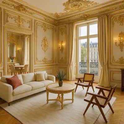 Coin salon dans l'établissement Arc de Triomphe/ Champs-Élysées