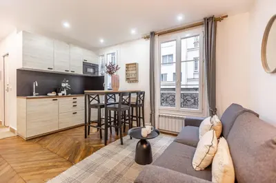 Cuisine ou kitchenette dans l'établissement Sweett - Troyon