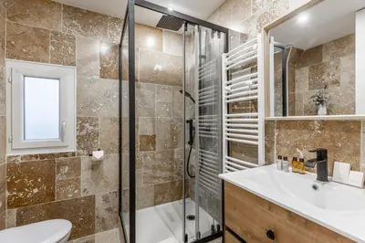 Salle de bains dans l'établissement Sweett - Troyon