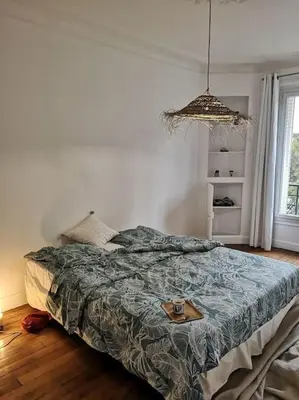 Plan de l'établissement Lumineux,chic, appartement Haussmannien de 50 m2, proche de la ligne 14, direct Aeroport Orly
