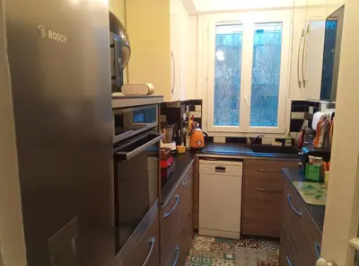 Cuisine ou kitchenette dans l'établissement Chambre avec balcon - Parc des Expos Porte de Versailles