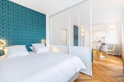 Un ou plusieurs lits dans un hébergement de l'établissement GuestReady - Appartement Grenelle