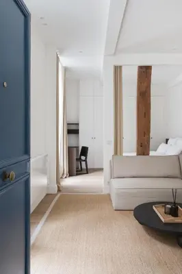 Un ou plusieurs lits dans un hébergement de l'établissement Adresse Prestigieuse: Appartement Luxueux Marais