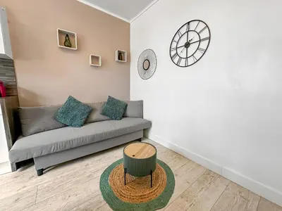 Coin salon dans l'établissement L'Esprit de Seine