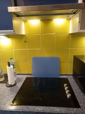 Cuisine ou kitchenette dans l'établissement Aramis Colibri 72m2, lit king-size, baignoire duo hôte non professionnel