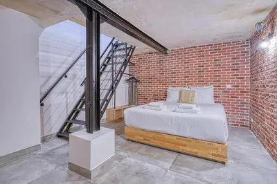 Un ou plusieurs lits dans un hébergement de l'établissement Appartement proche Rue de Charonne - II