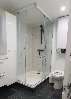 Salle de bains dans l'établissement Chez vous au coeur de Paris Convention - Vaugirard