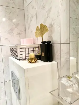 Salle de bains dans l'établissement Paris luxury apartment - Award 2026