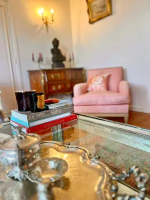 Coin salon dans l'établissement Paris luxury apartment - Award 2026