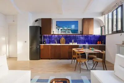 Cuisine ou kitchenette dans l'établissement NEW : Atelier Artiste Montmartre