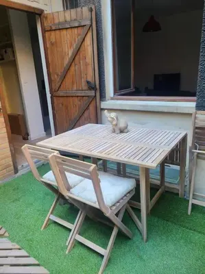 Terrasse ou espace extérieur de l'établissement Appartement au coeur de Ménilmontant