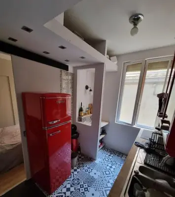 Coin salon dans l'établissement Appartement au coeur de Ménilmontant