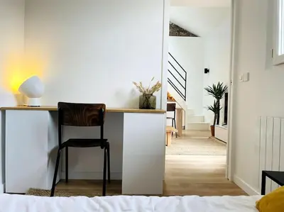 Plan de l'établissement Duplex Loft industrial, Flea market St Ouen, Quiet