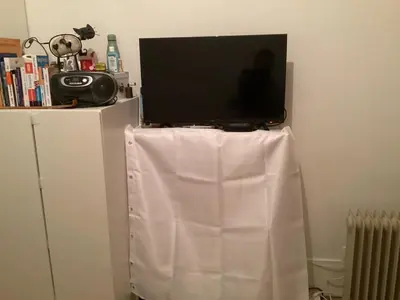 Télévision ou salle de divertissement dans l'établissement Chambre chez le habitant 282 rue Lecourbe 75015