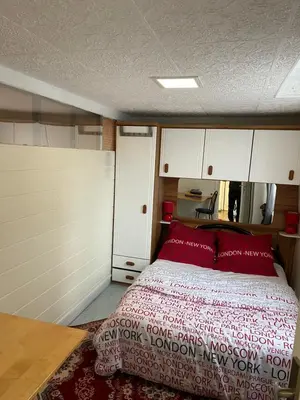 Un ou plusieurs lits dans un hébergement de l'établissement Paris roquette appartement 1 chambre
