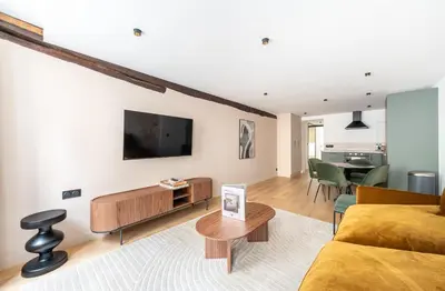 Télévision ou salle de divertissement dans l'établissement 1 Bedroom#4 pers#Mouffetard#Port-Royal#La Sorbonne