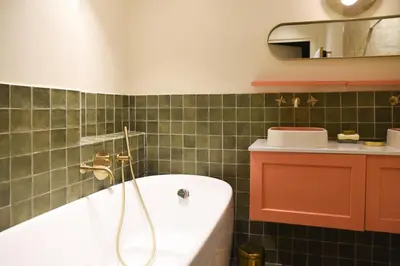 Salle de bains dans l'établissement Comfortable 150 m house in the heart of Paris