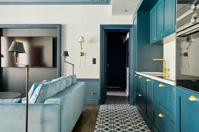 Cuisine ou kitchenette dans l'établissement Séjours Parisiens - Suites Haussmann, Malesherbes & Madeleine