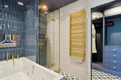 Salle de bains dans l'établissement Séjours Parisiens - Suites Haussmann, Malesherbes & Madeleine