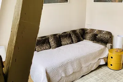 Un ou plusieurs lits dans un hébergement de l'établissement Appartement Sauval - Welkeys