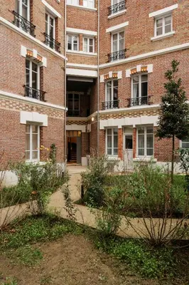 Jardin de l'établissement Residence Clichy - Dagobert