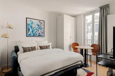 Un ou plusieurs lits dans un hébergement de l'établissement Residence Clichy - Dagobert