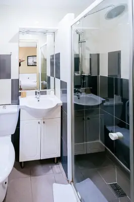 Salle de bains dans l'établissement Hotel De La Poste