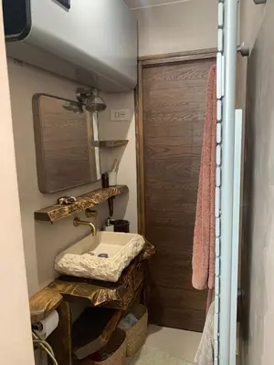 Salle de bains dans l'établissement L'appart sur le canal