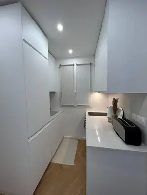 Cuisine ou kitchenette dans l'établissement Cocooning & Cosy Apartment in Center Paris 17