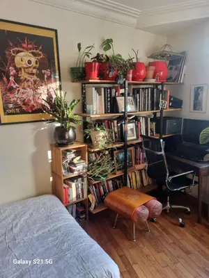 Bibliothèque dans l'appartement