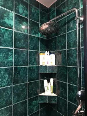 Salle de bains dans l'établissement Le Nid D'Aigle