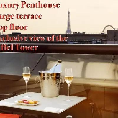 Luxury Penthouse Eiffel Tower view