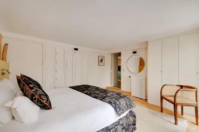 Un ou plusieurs lits dans un hébergement de l'établissement Pick A Flat's Apartment in Opéra/Grands-Boulevards - Rue de Provence