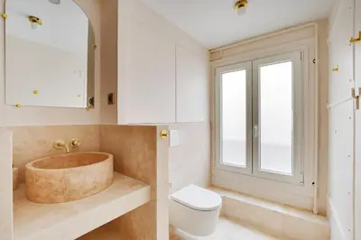 Salle de bains dans l'établissement Pick A Flat's Apartment in Opéra/Grands-Boulevards - Rue de Provence